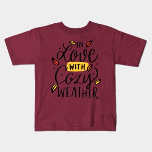 IN Love With crazy Weather Kids T-Shirt